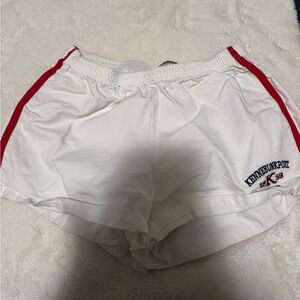 Brandy Melville shorts 
Size: one size (xs-s) 
Color: white and red